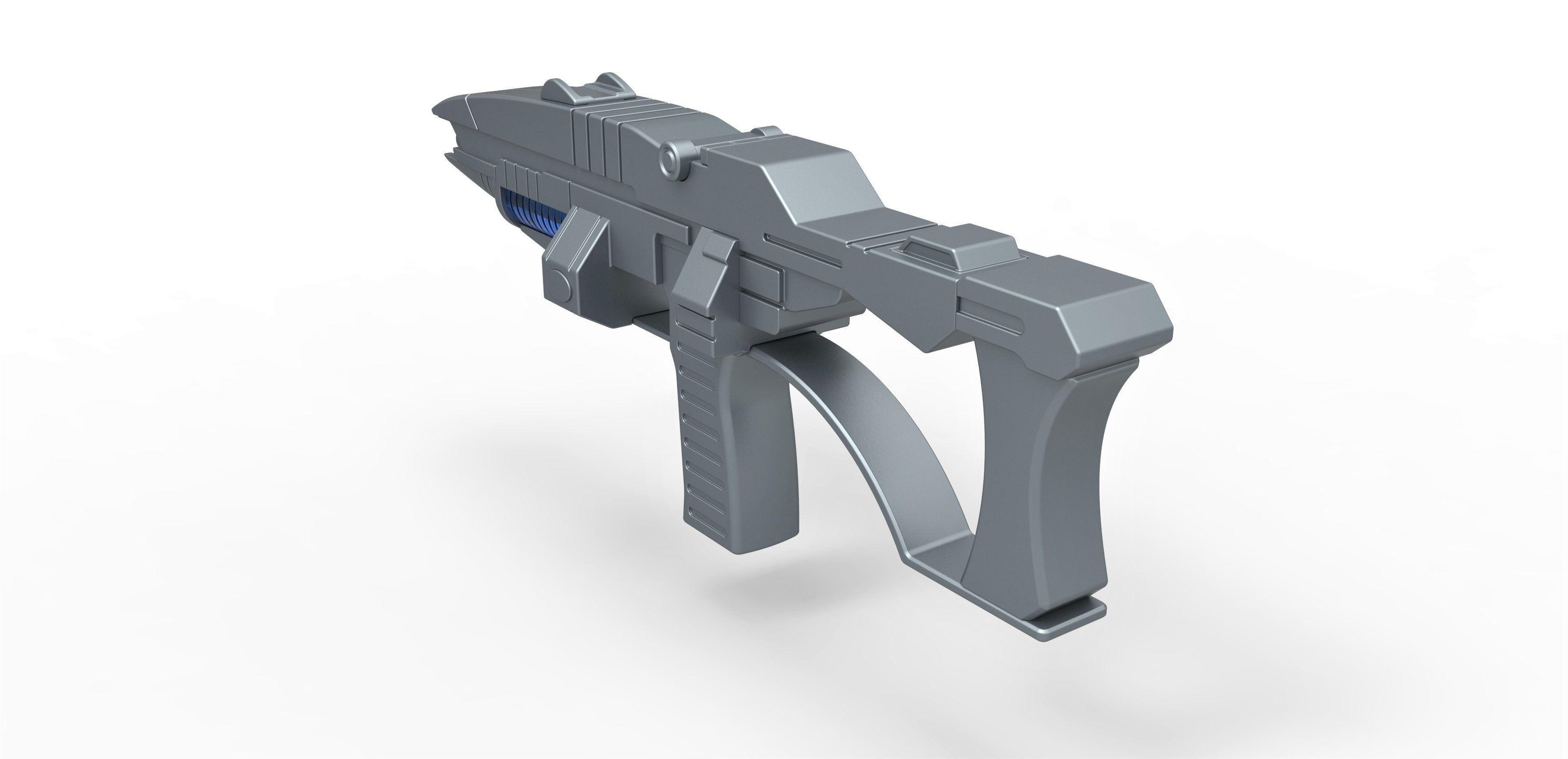 Andorian Plasma Rifle from Star Trek Enterprise TV series 3D model_9