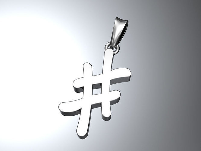 Double X pendant Free 3D print model