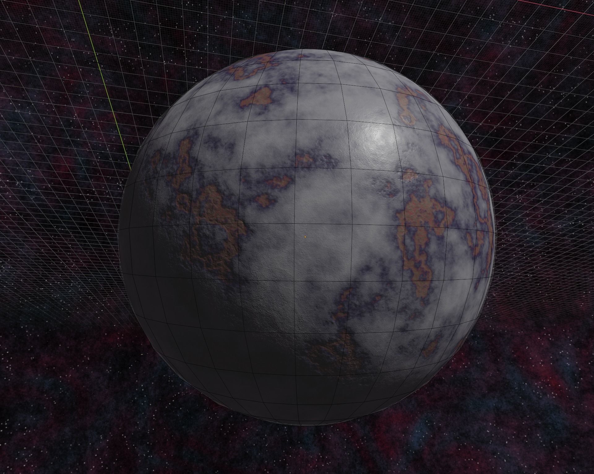 Ice planet 008-alfa Low-poly 3D model_10