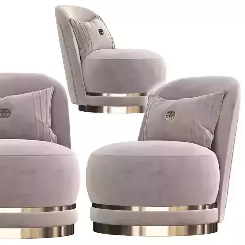 Perla Berjer Armchair 3D model