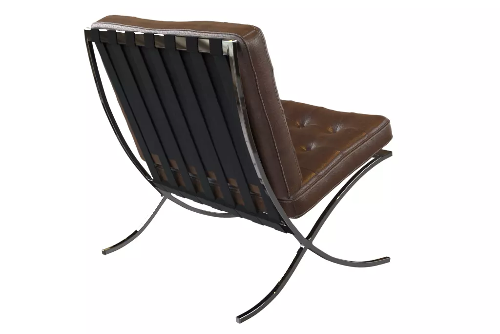 Barcelona Chair Replica 3D model