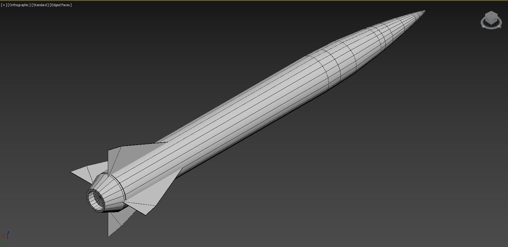 Ching Feng Missile  Low-poly 3D model_4