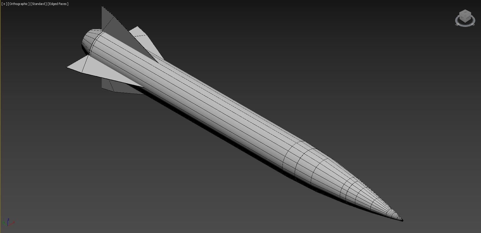 Ching Feng Missile  Low-poly 3D model_3