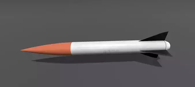 Ching Feng Missile  Low-poly 3D model
