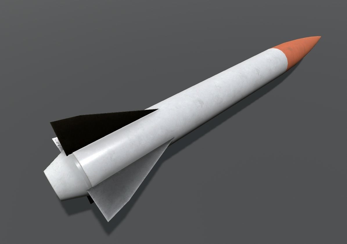 Ching Feng Missile  Low-poly 3D model_2