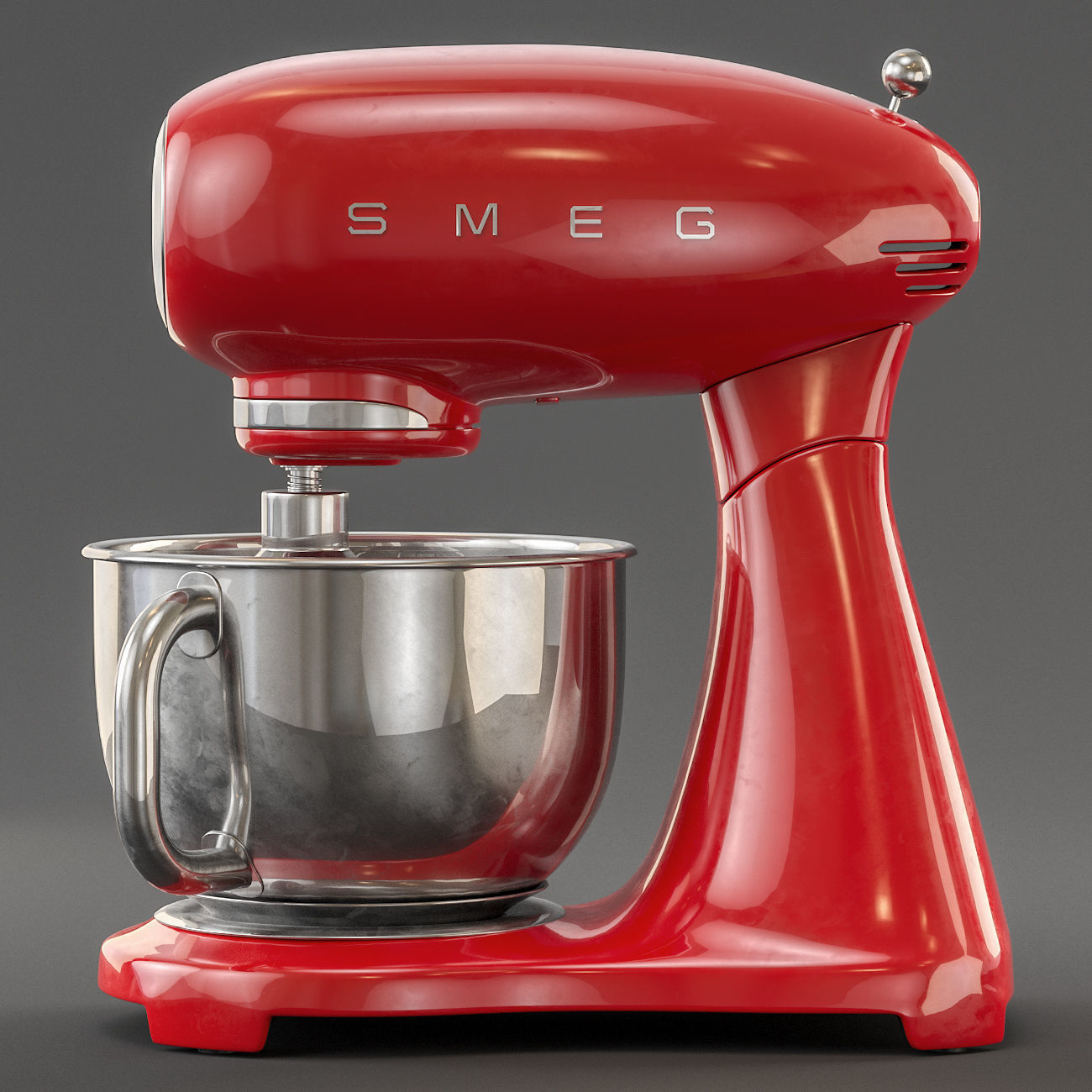 Stand Mixer 50s Style Smeg Smf03rdeu 3D model_2