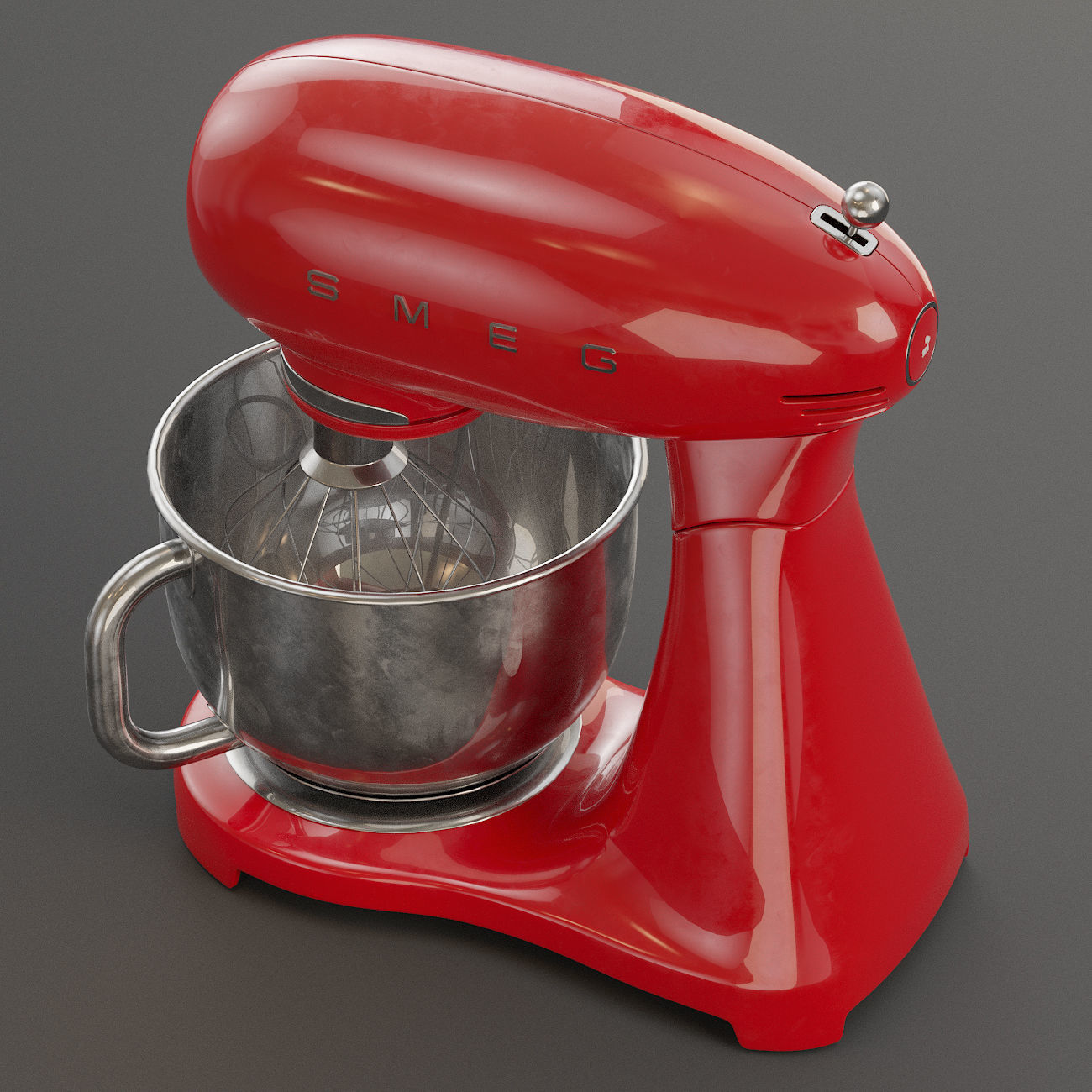 Stand Mixer 50s Style Smeg Smf03rdeu 3D model_3