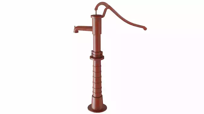Manual water pump 3D model