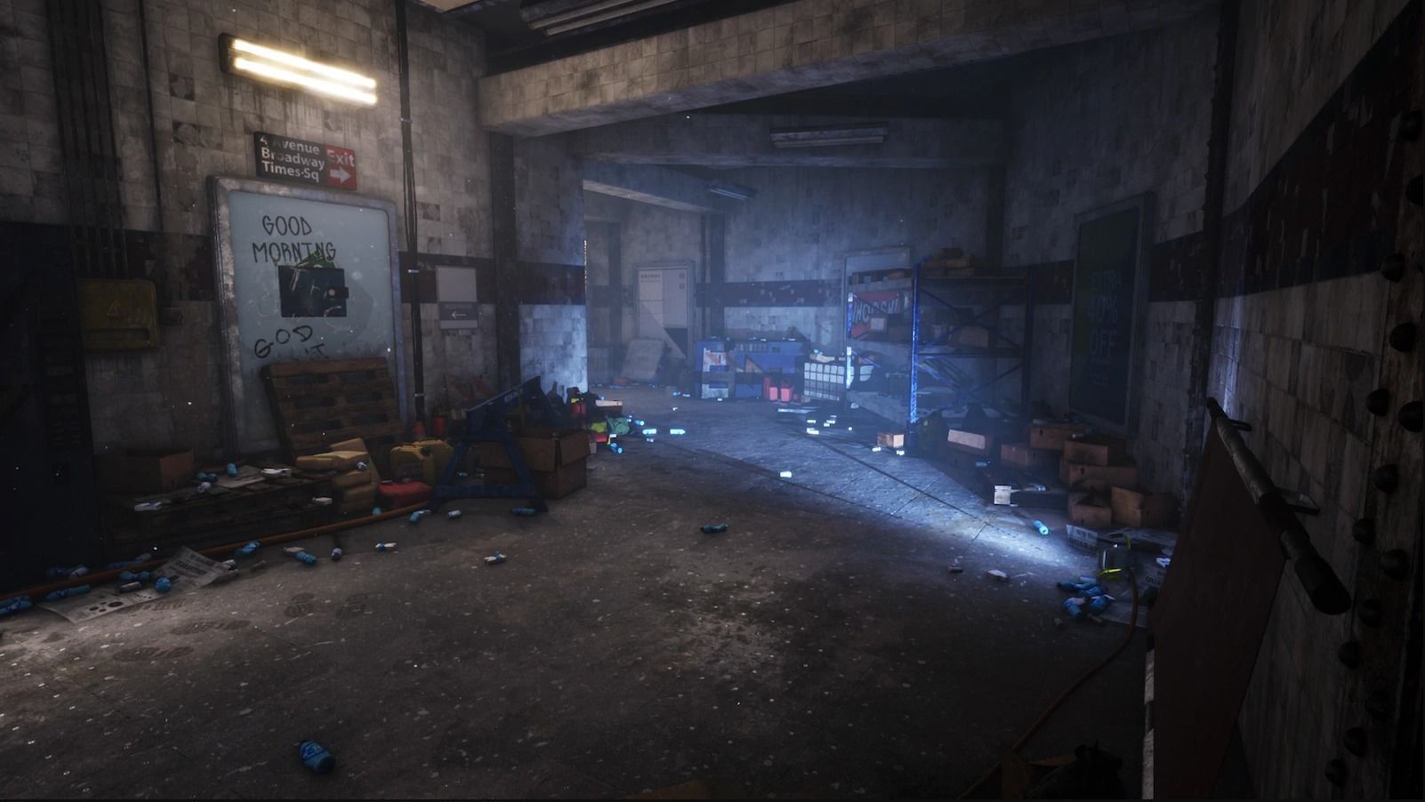 Underground Subway Low-poly 3D model_12