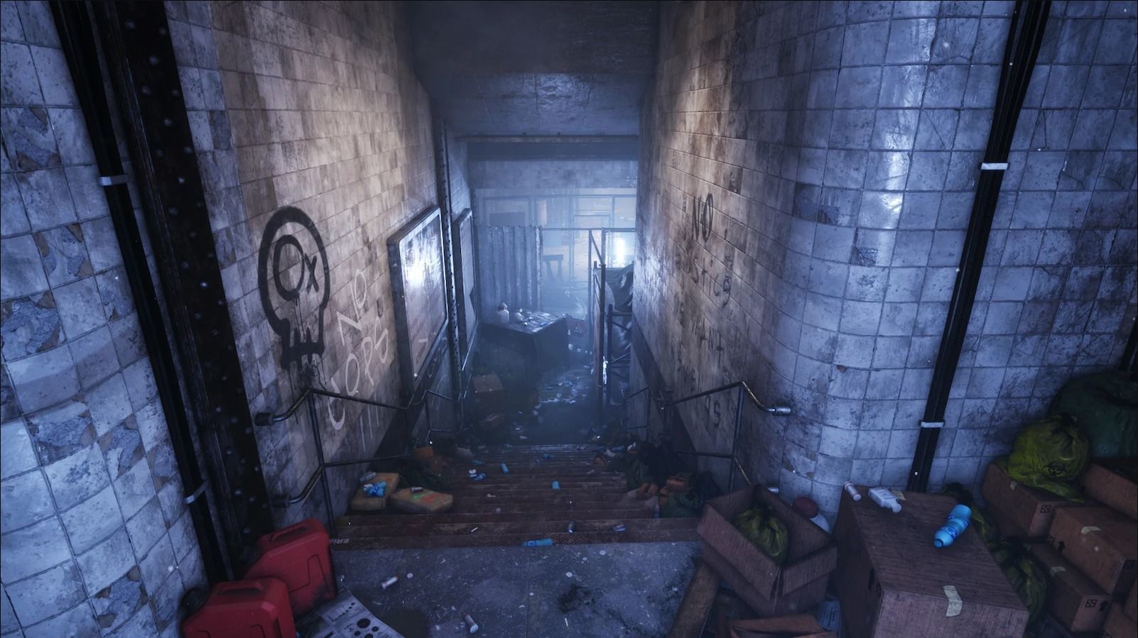 Underground Subway Low-poly 3D model_9