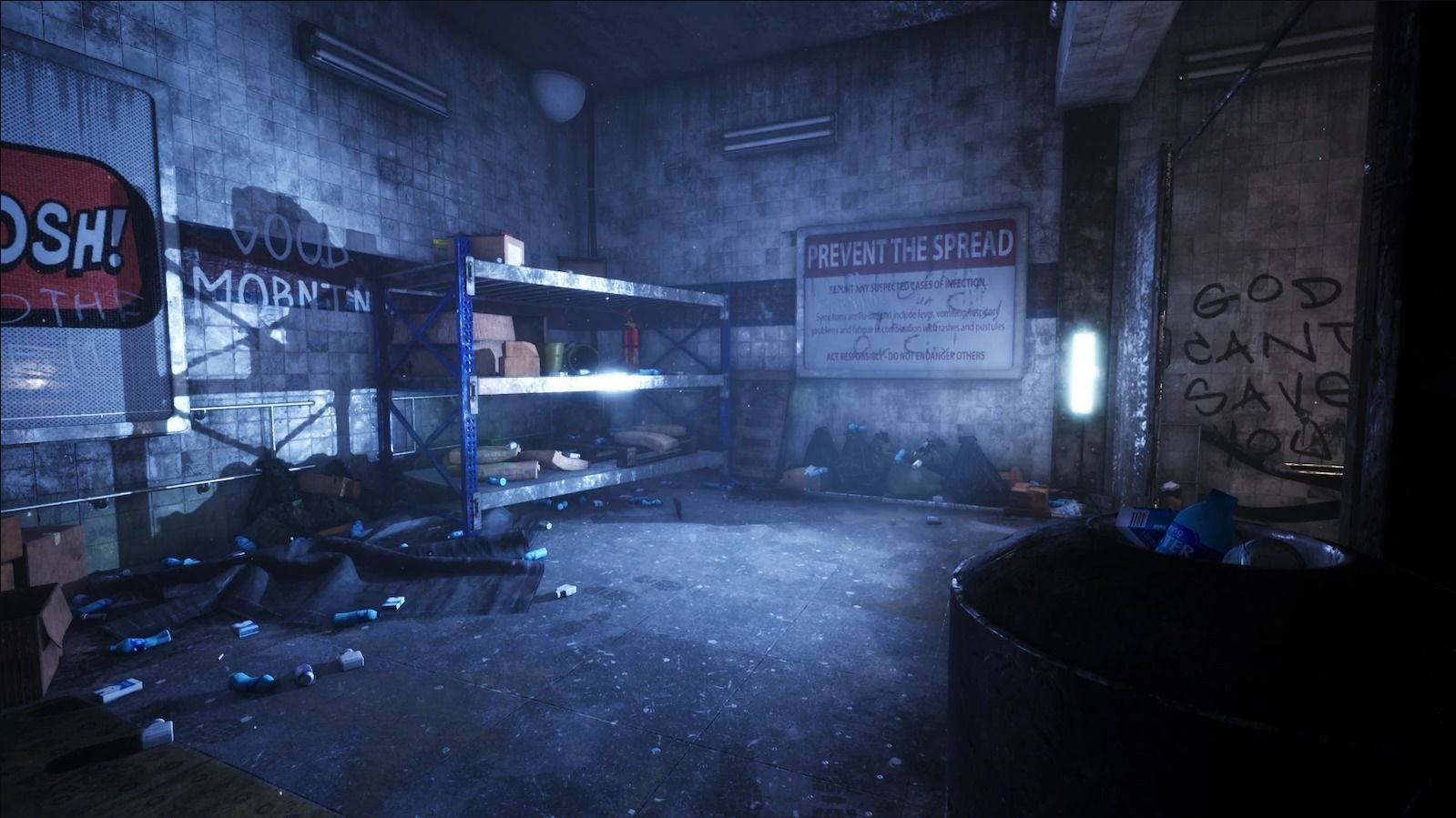 Underground Subway Low-poly 3D model_2