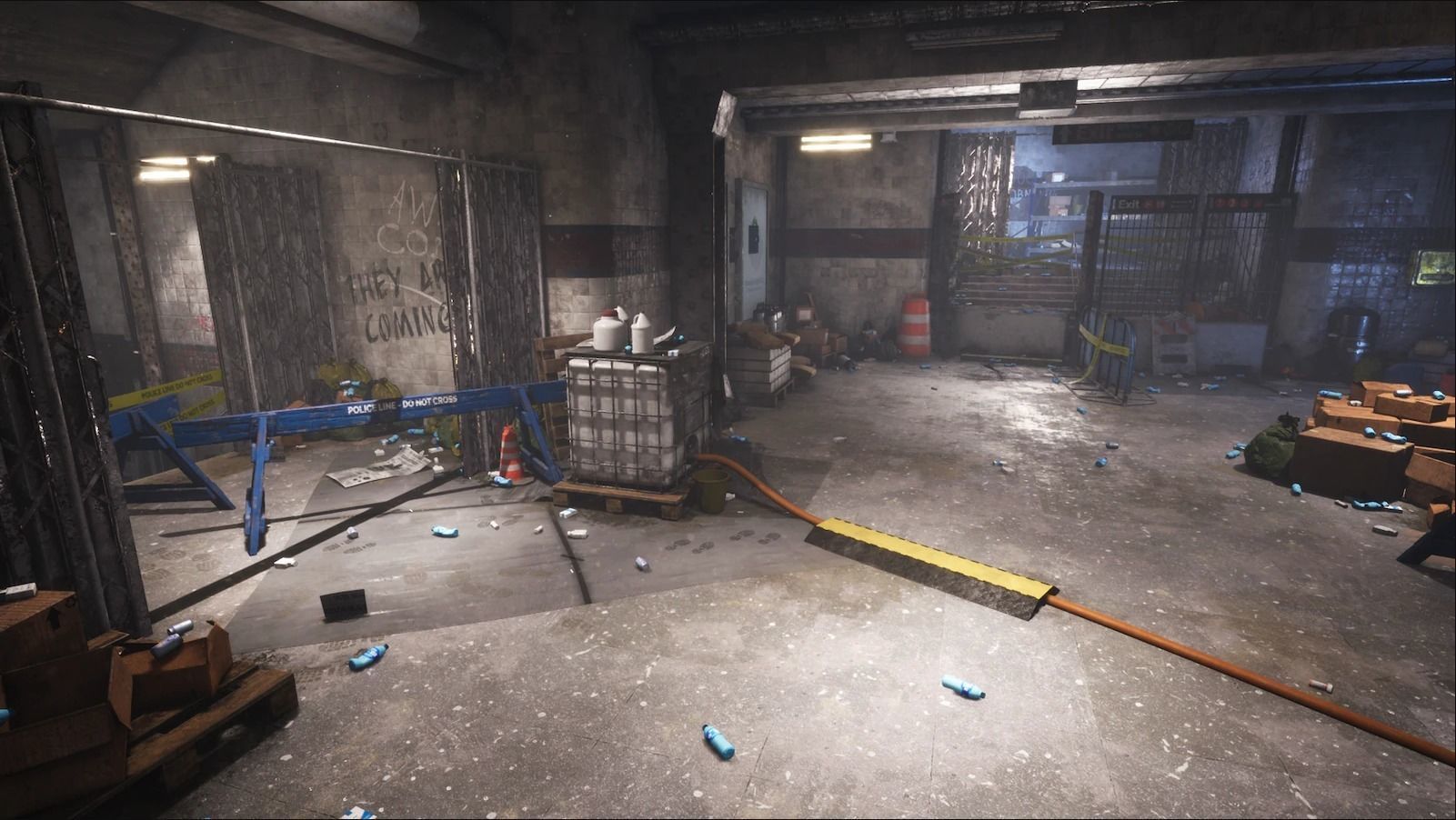 Underground Subway Low-poly 3D model_6