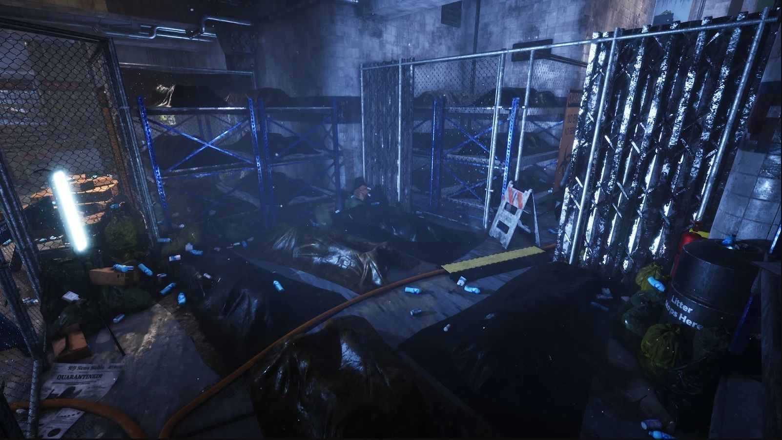 Underground Subway Low-poly 3D model_3