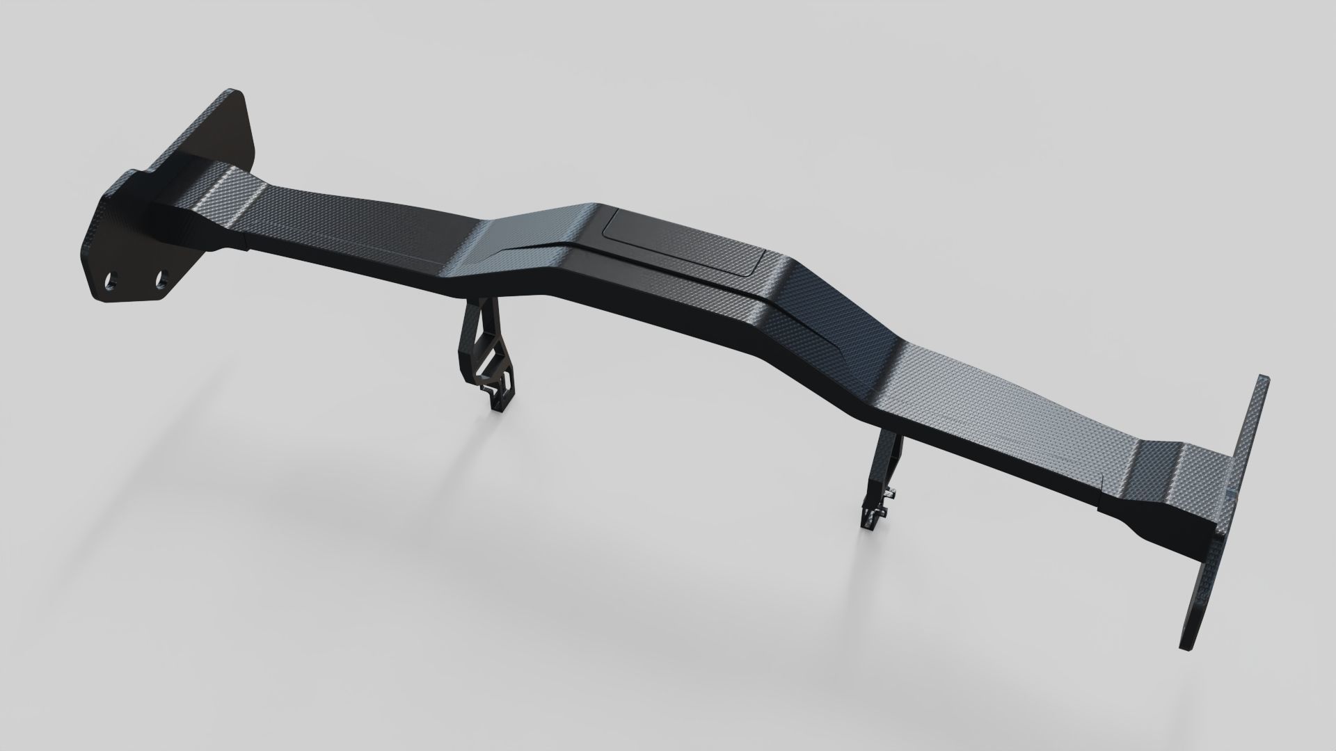 spoiler cyber auto garage rear lift  3D model_2