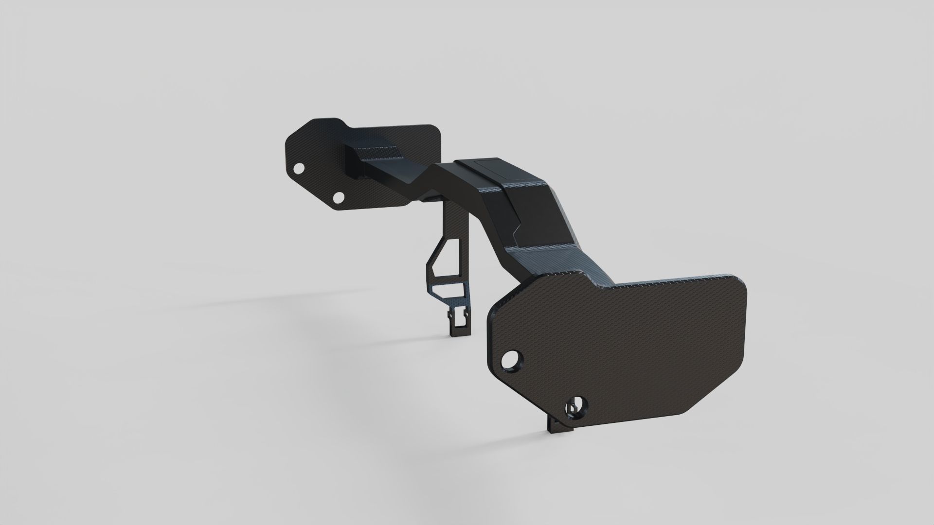 spoiler cyber auto garage rear lift  3D model_1