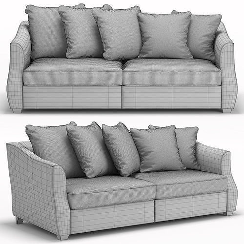Dantone Zheneva Sofa 3D model 2