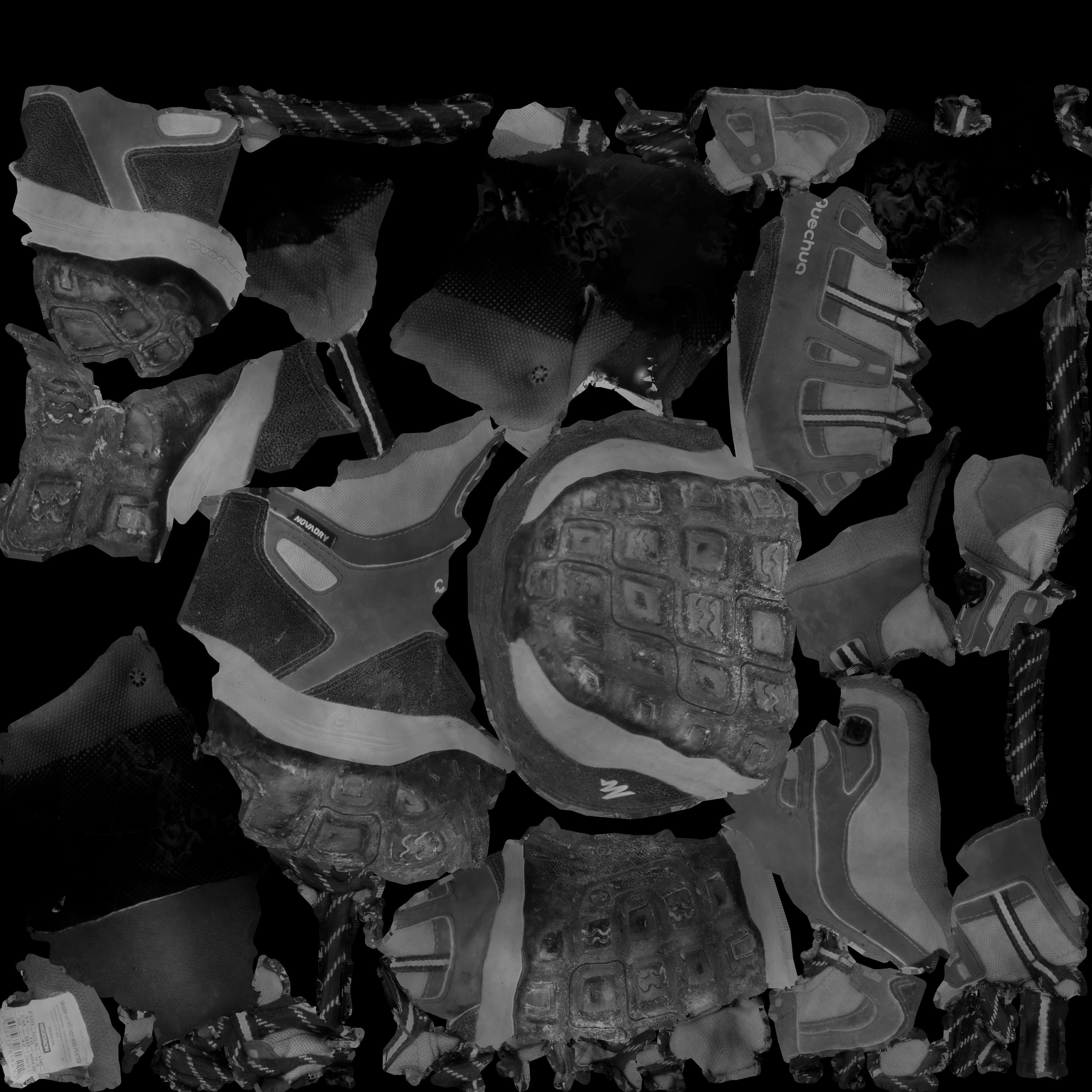 Hiking Boots - 3D Scanned Game-Ready Asset Low-poly 3D model_20