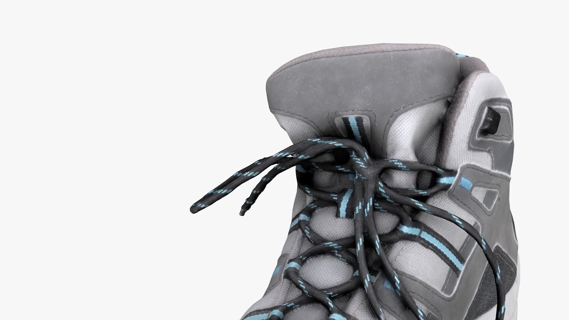Hiking Boots - 3D Scanned Game-Ready Asset Low-poly 3D model_6