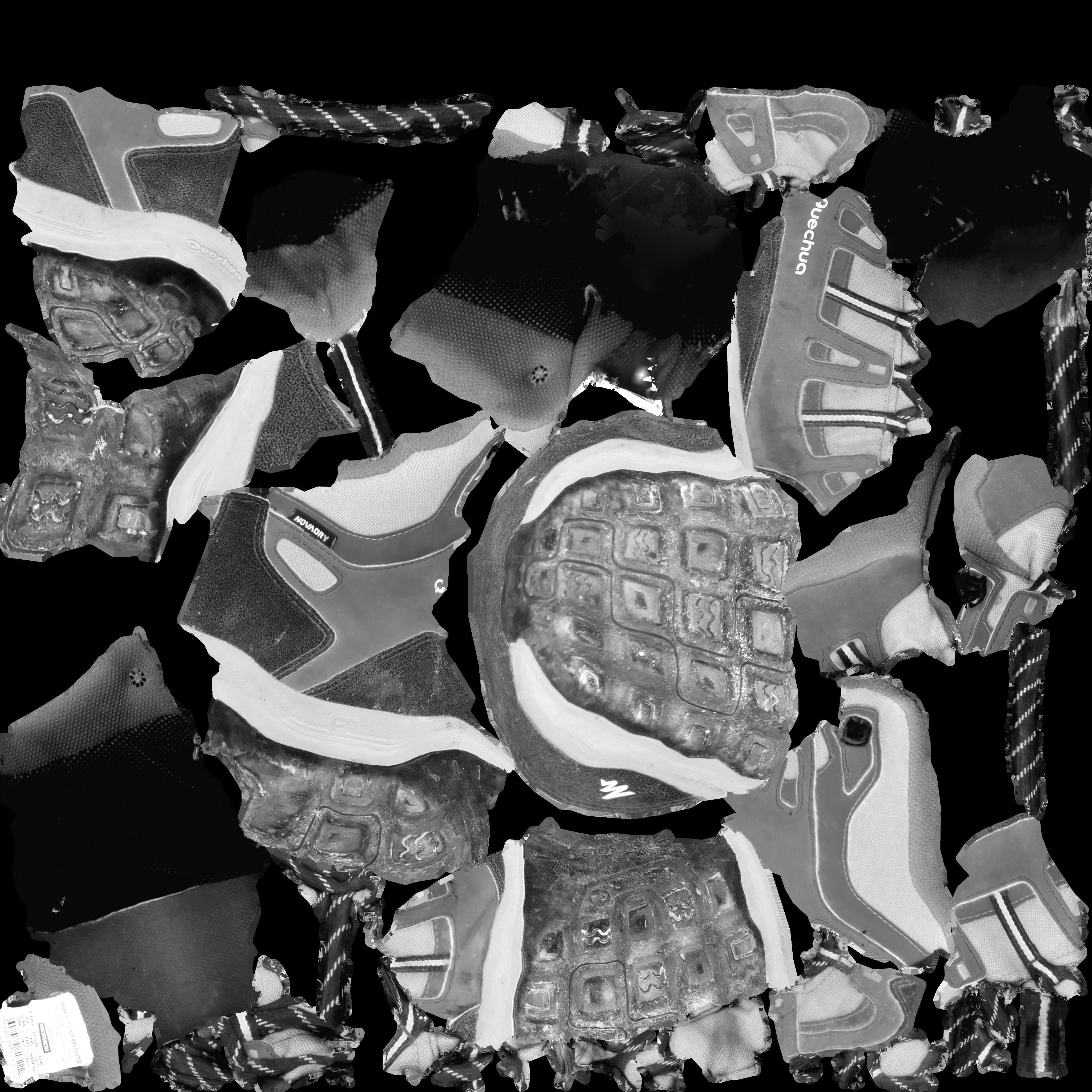 Hiking Boots - 3D Scanned Game-Ready Asset Low-poly 3D model_19