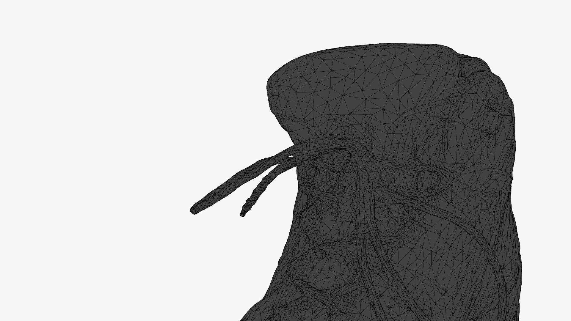 Hiking Boots - 3D Scanned Game-Ready Asset Low-poly 3D model_14