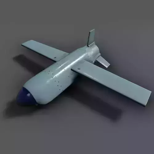 LOCAAS unmanned aerial vehicle - unmanned aerial vehicle Low-poly 3D model