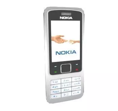  Nokia 6300  Low-poly 3D model_0