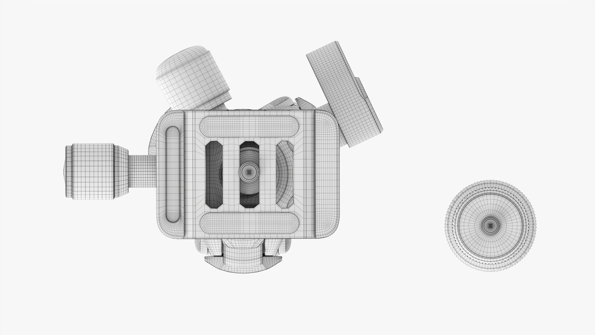 Carbon camera tabletop tripod 01 3D model_18