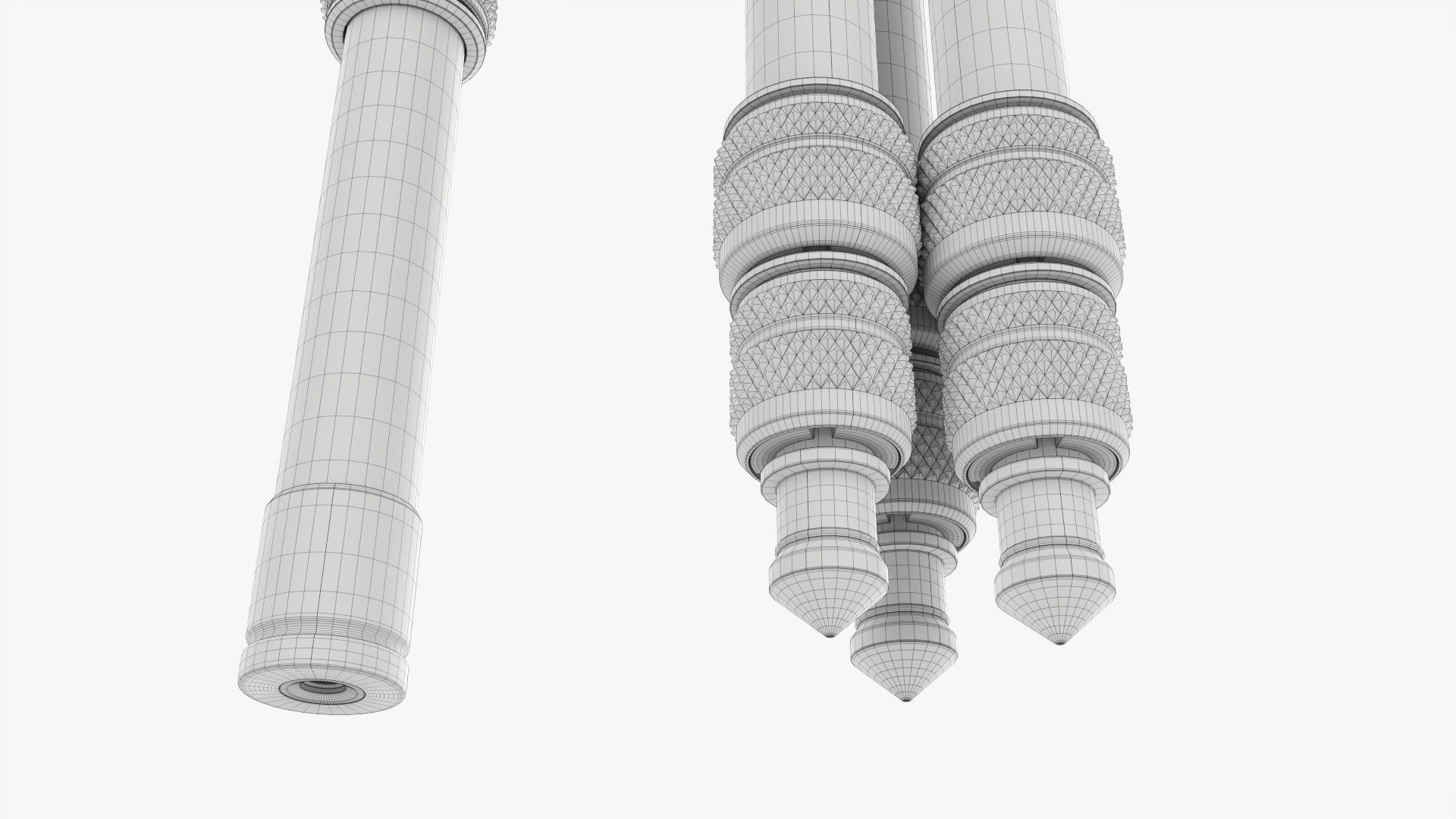 Carbon camera tabletop tripod 01 3D model_15