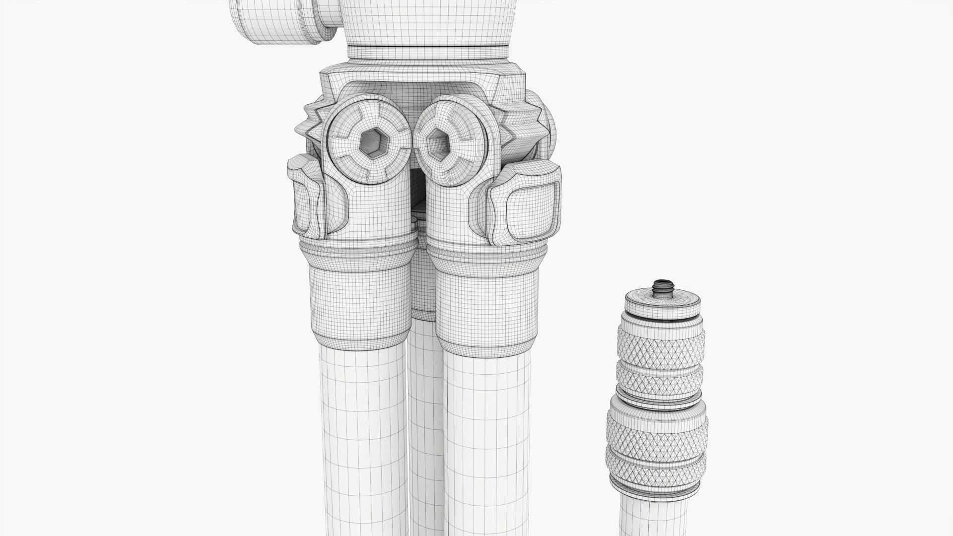 Carbon camera tabletop tripod 01 3D model_14