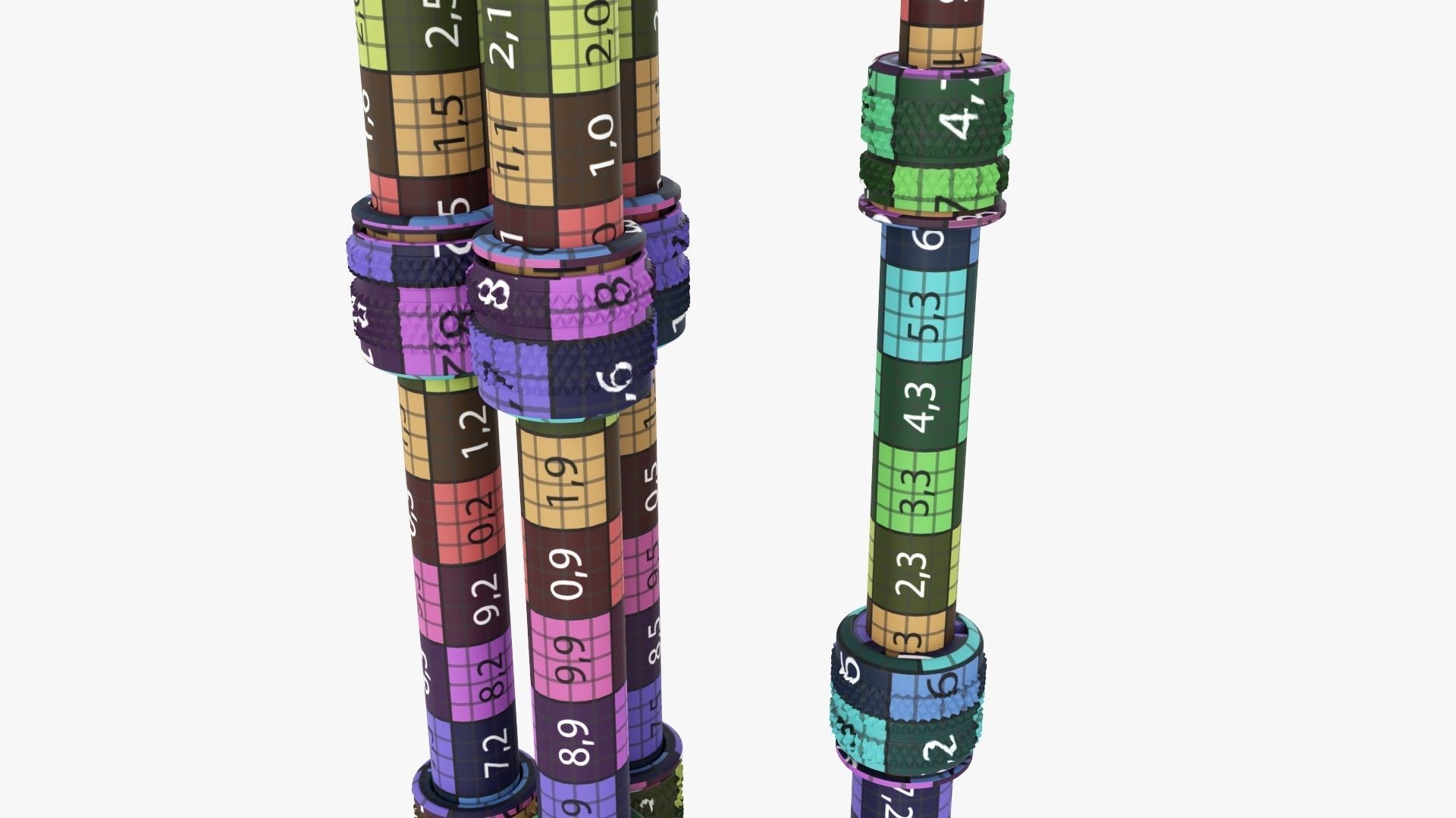 Carbon camera tabletop tripod 02 3D model_27