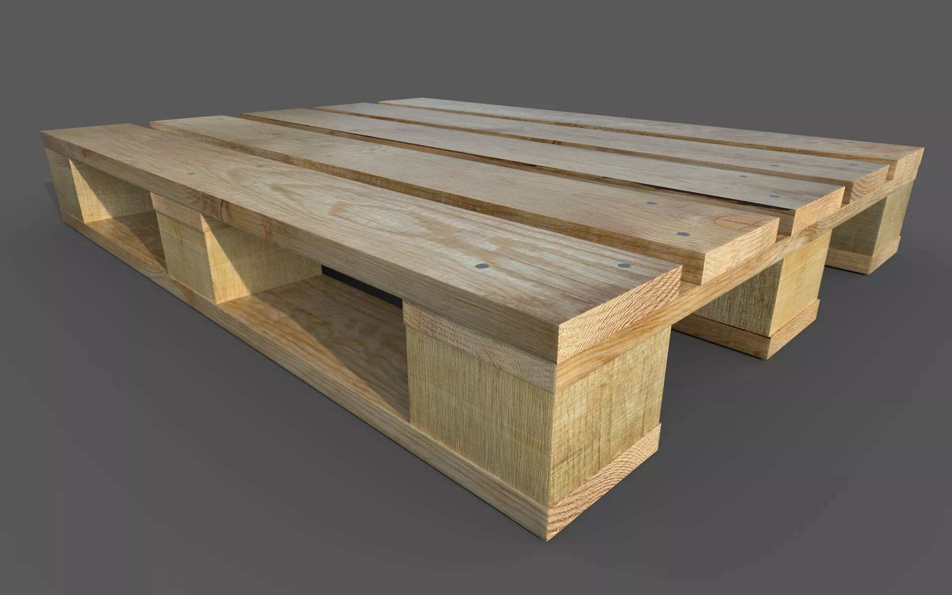 Pallet wooden Free low-poly 3D model
