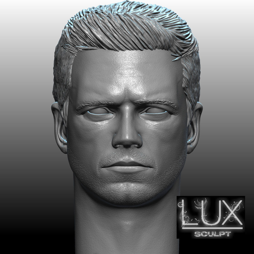 Bucky Barnes Winter Soldier by Sebastian Stan 3D print model_10