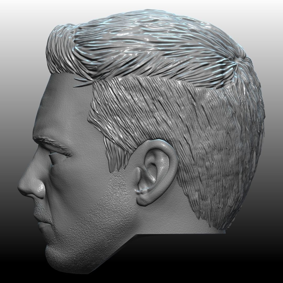 Bucky Barnes Winter Soldier by Sebastian Stan 3D print model_18