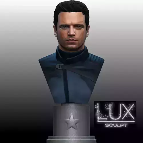 Bucky Barnes Winter Soldier by Sebastian Stan