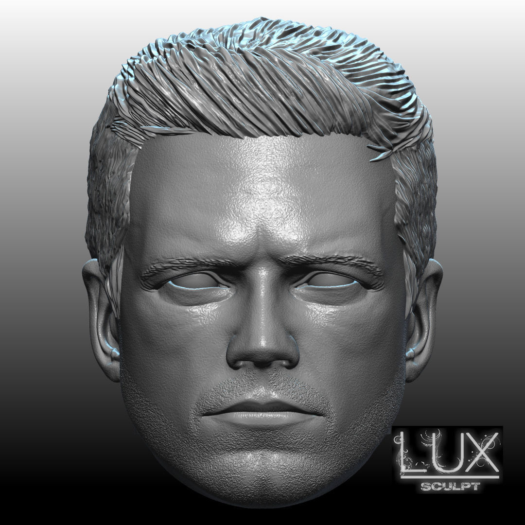 Bucky Barnes Winter Soldier by Sebastian Stan 3D print model_17