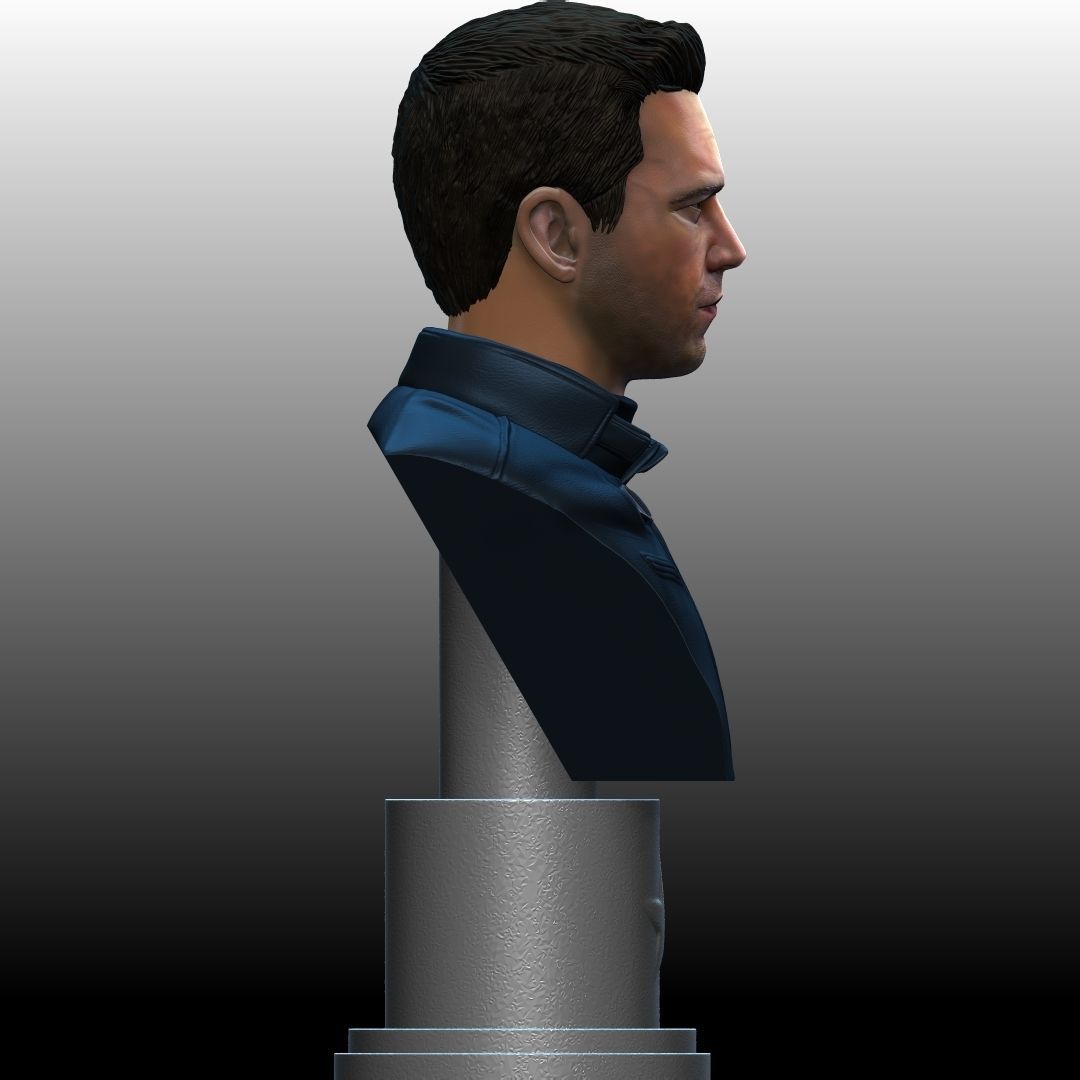 Bucky Barnes Winter Soldier by Sebastian Stan 3D print model_5