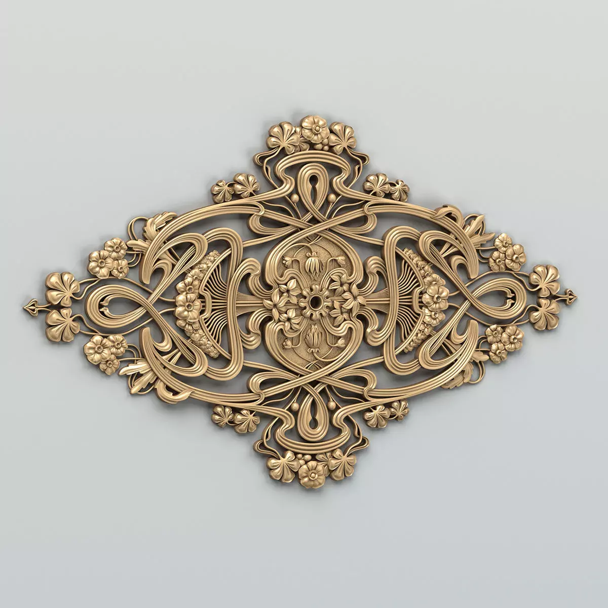 Round rosette 036 3D model