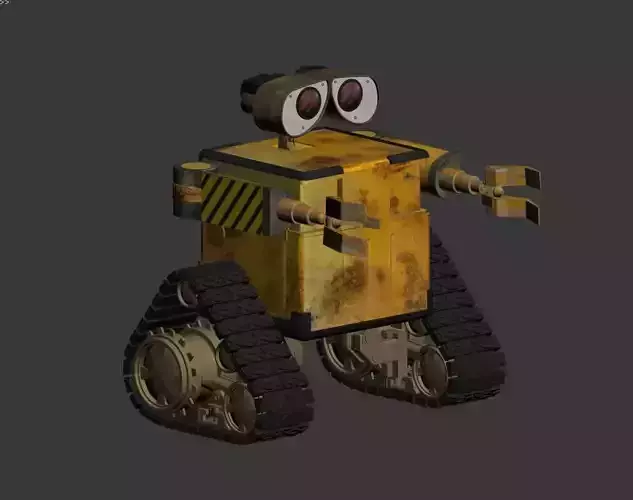 Wall E 3ds max modeling