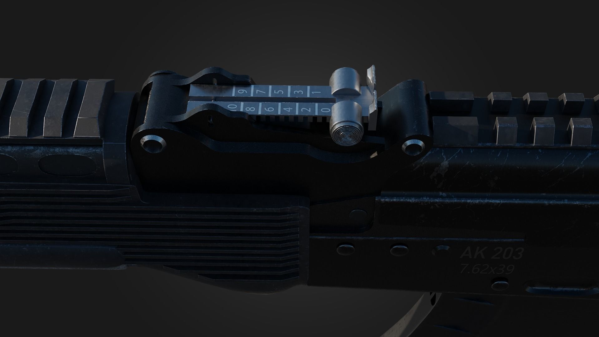 AK-203 Assault Rifle 3D model_5