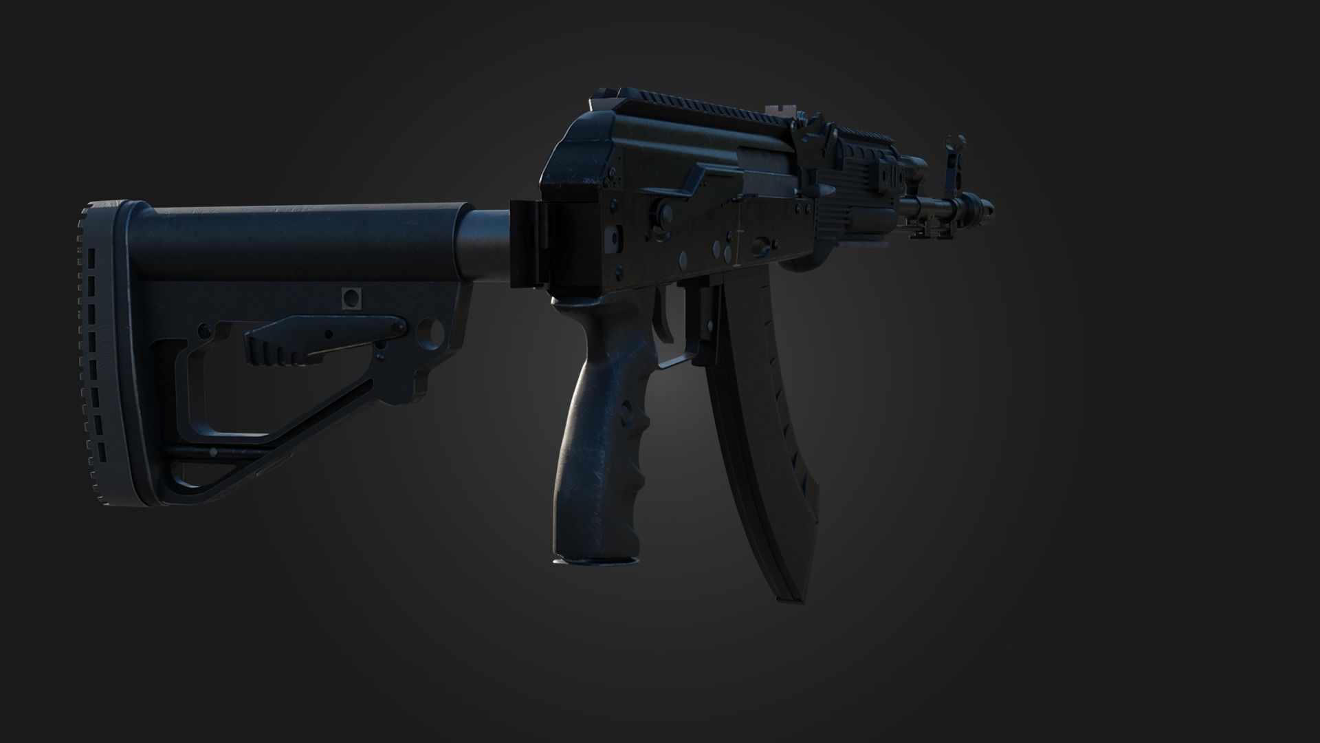 AK-203 Assault Rifle 3D model_4