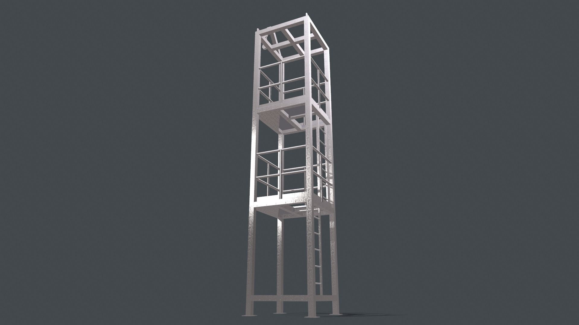 Platform for instalation of sandwich panels   3D model_3