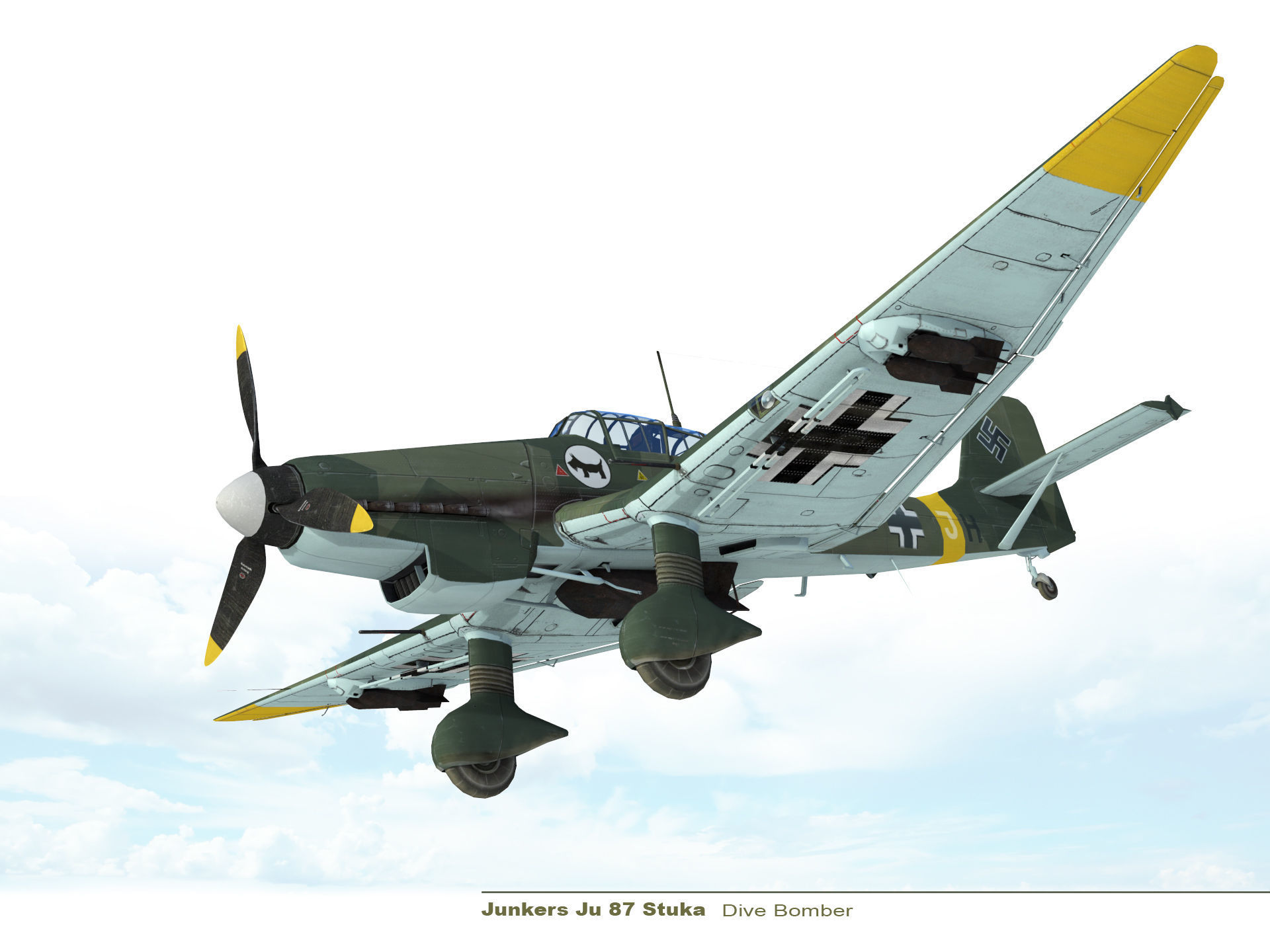 Junkers Ju 87 Stuka  3D model_3