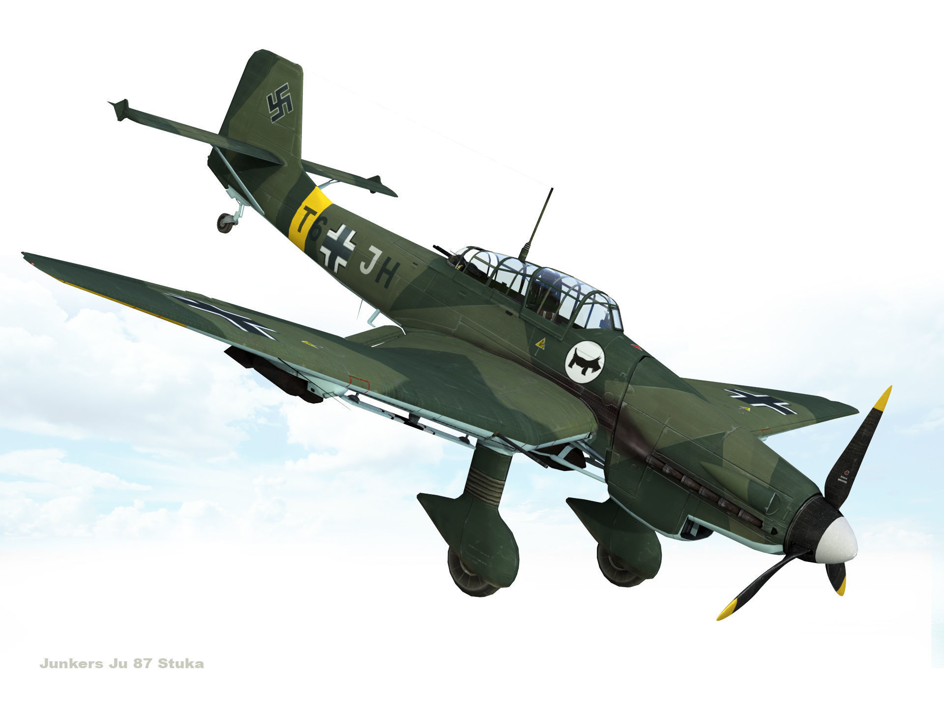 Junkers Ju 87 Stuka  3D model_7