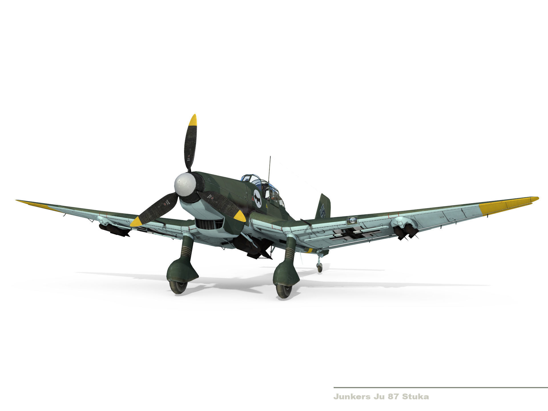Junkers Ju 87 Stuka  3D model_6