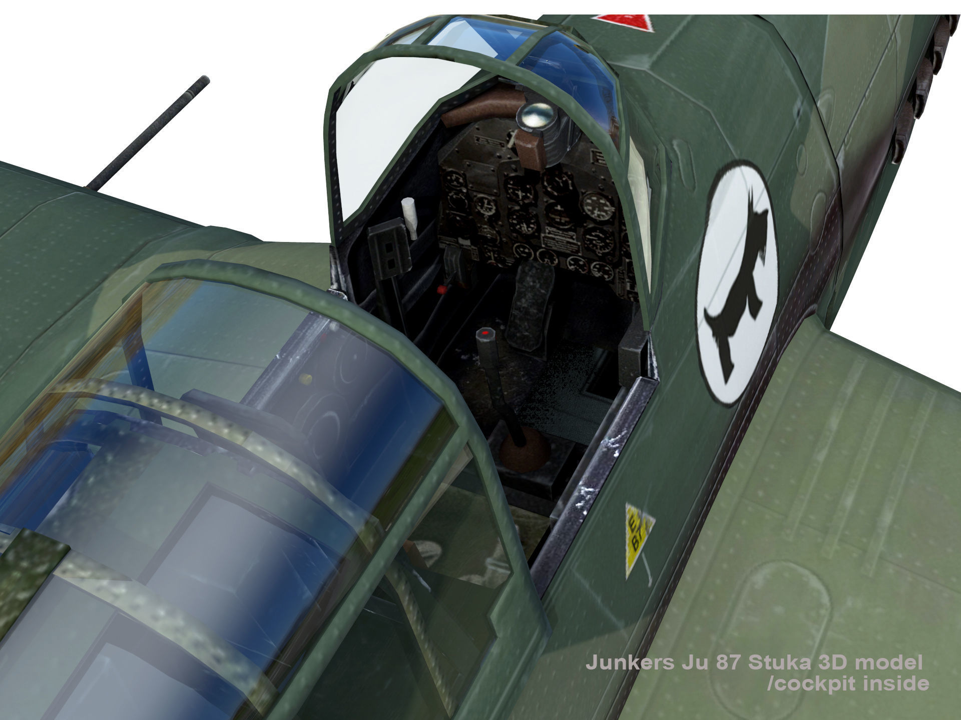 Junkers Ju 87 Stuka  3D model_13