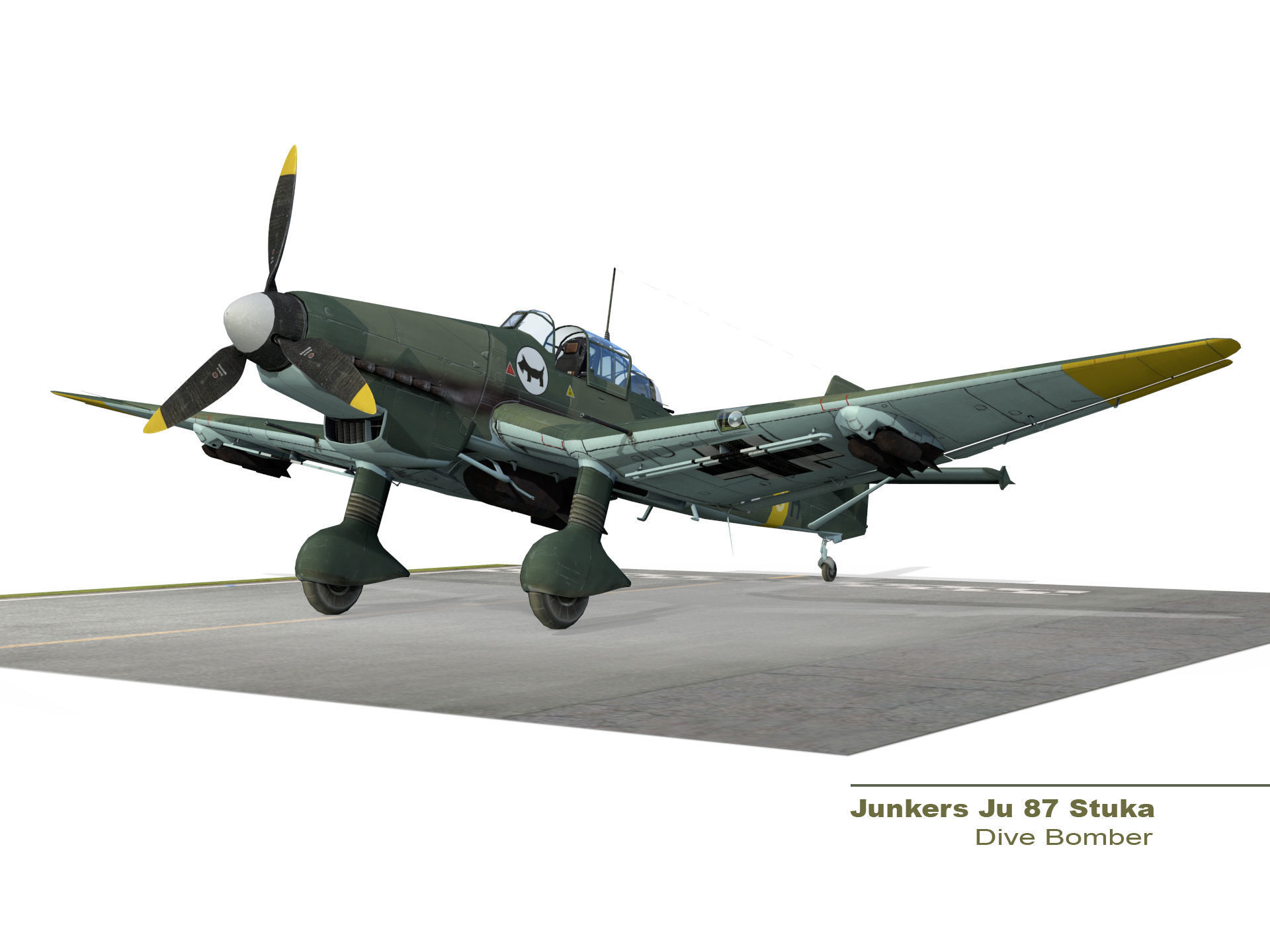 Junkers Ju 87 Stuka  3D model_1