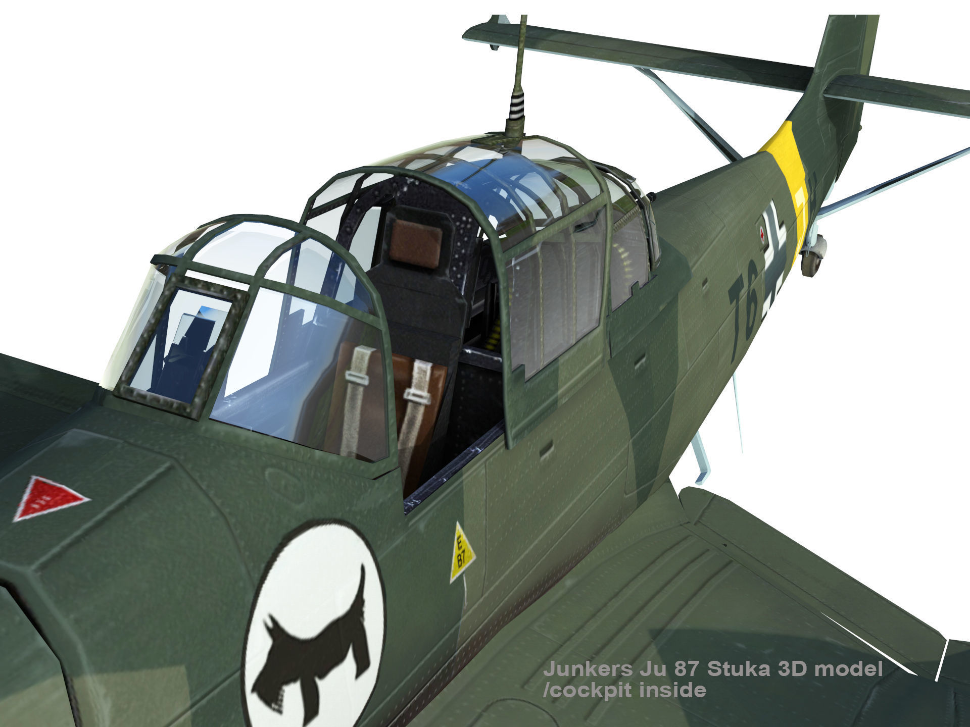Junkers Ju 87 Stuka  3D model_11