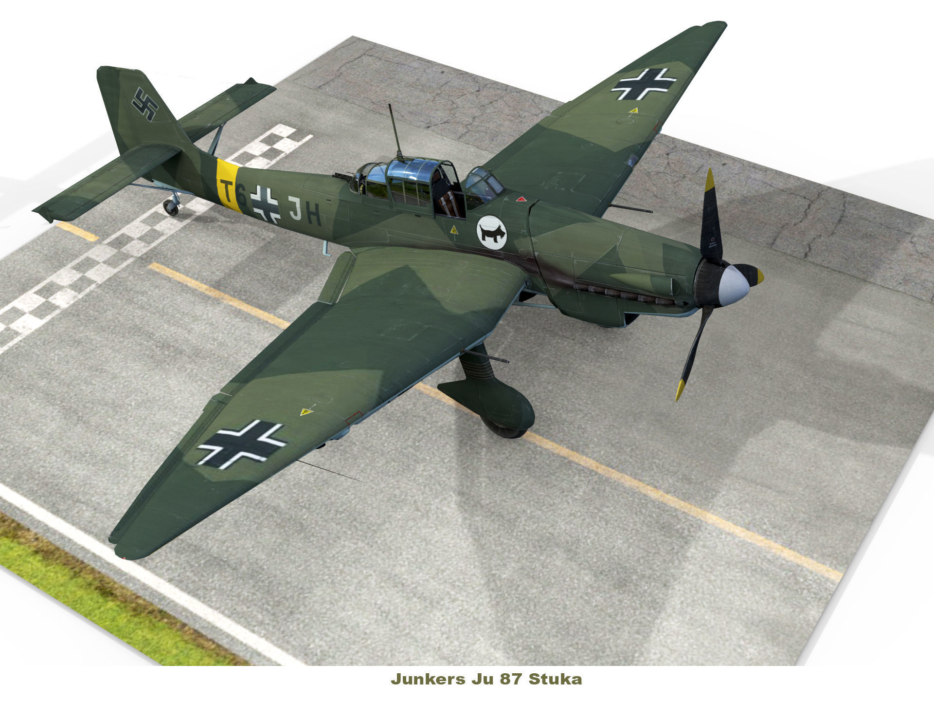 Junkers Ju 87 Stuka  3D model_2