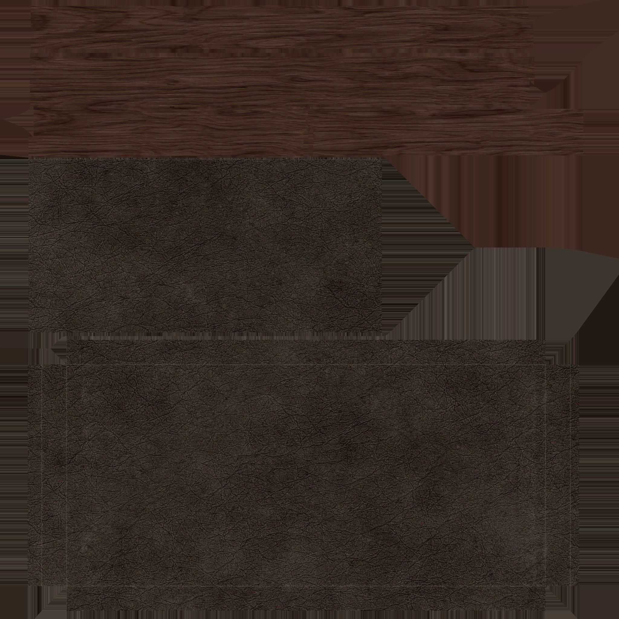 Dark Wood Armchair - Furniture Interior Design Low-poly 3D model_11