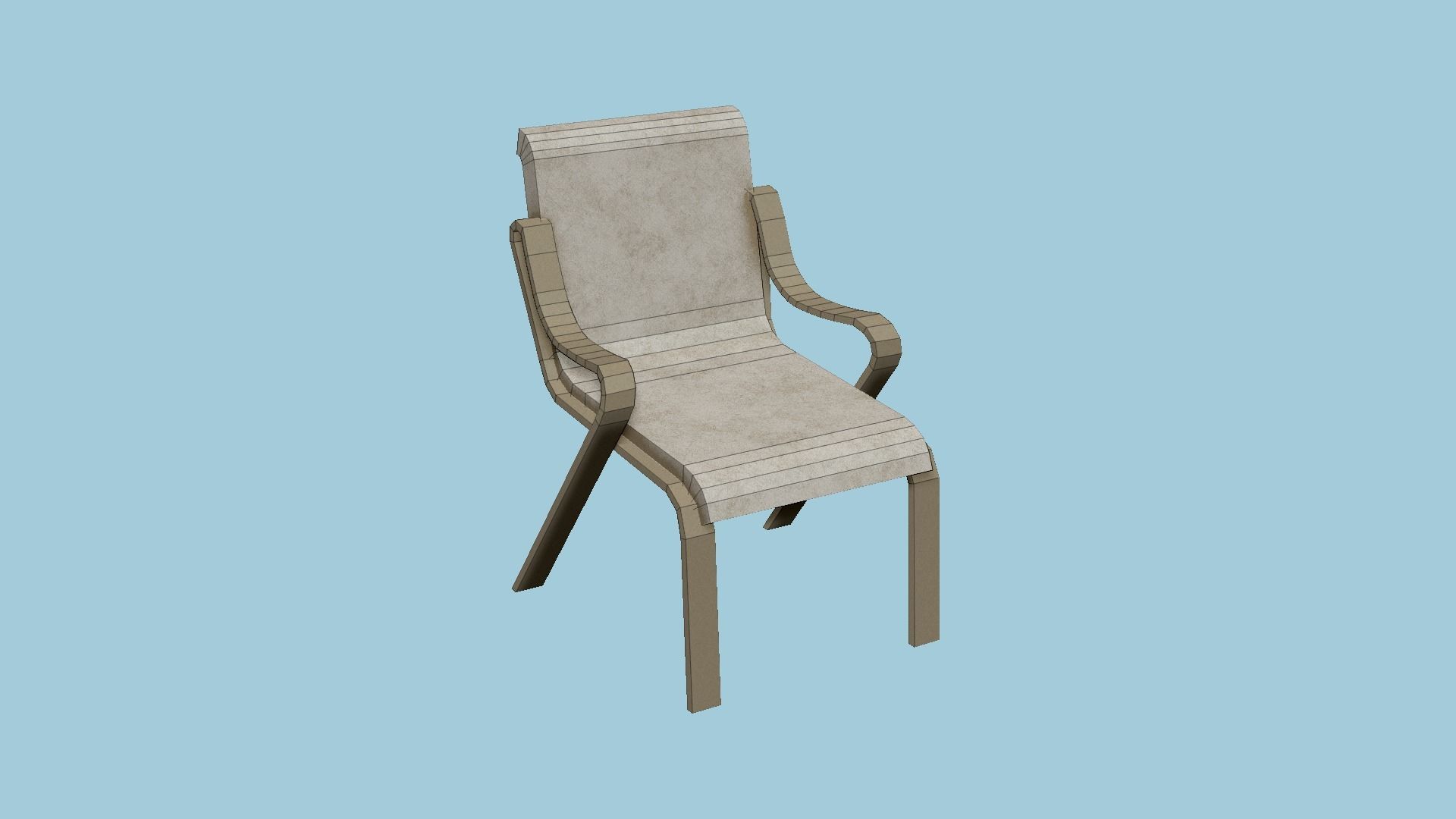 Modern Armchair Asset - Furniture Interior Design 3D Model Collection_28